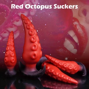 Complete 3-size graduated set of the AP4142 Tentacle Anal Plug.