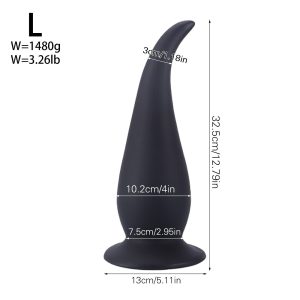 Technical specifications for the 1480g L-size AP4144 Giant Anal Plug.