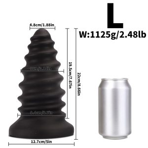 The massive L AP4146 Spiral Pagoda Anal Plug.
