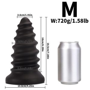 The massive M AP4146 Spiral Pagoda Anal Plug.