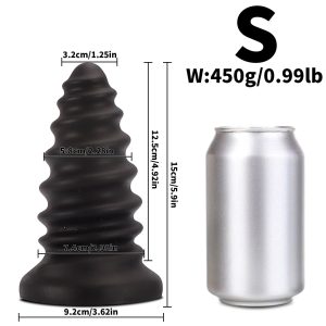 The massive S AP4146 Spiral Pagoda Anal Plug.