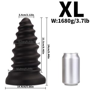 The massive XL AP4146 Spiral Pagoda Anal Plug.