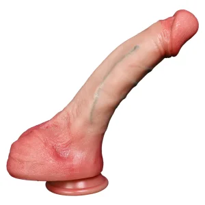 Wholesale LM-319-1 realistic silicone dildo with strong suction cup base.