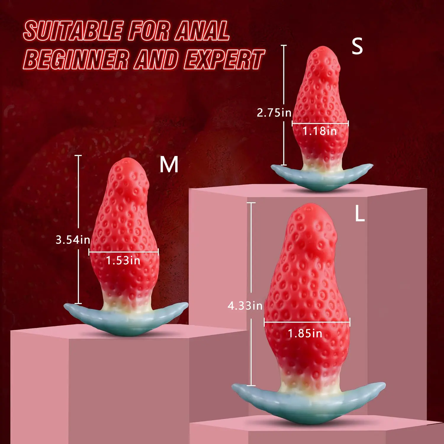 High-quality medical silicone construction of the AP4141 Anal Plug.