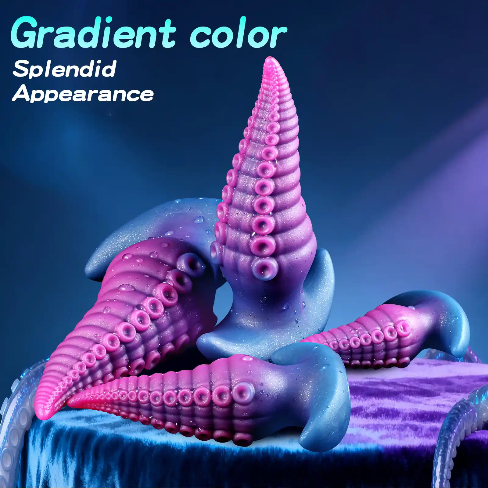 A complete 4-piece graduated training set of the AP4143 Anal Plug.