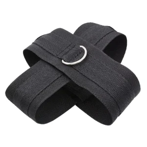 BD001 Adjustable Nylon Cross Wrist Cuffs - Essential BDSM Restraints | Factory-Direct Bulk Price