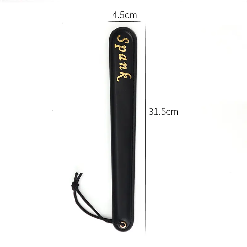 Elegant gold-foil leather ruler paddle SM4131 for rhythmic SP play.