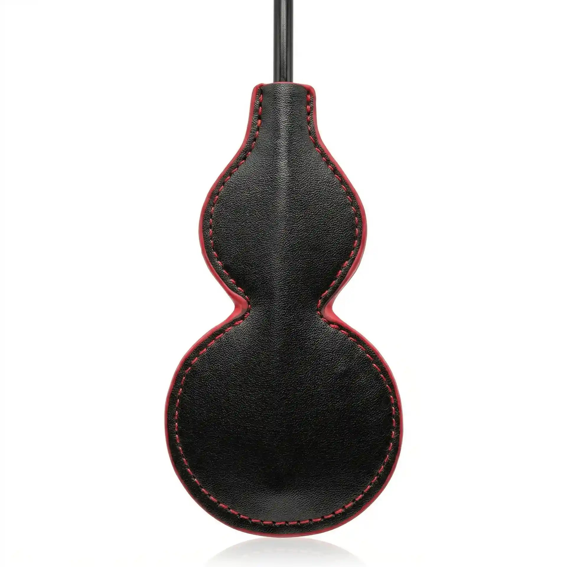Detailed view of the red contrast stitching on the SM4132 Spanking Paddle.