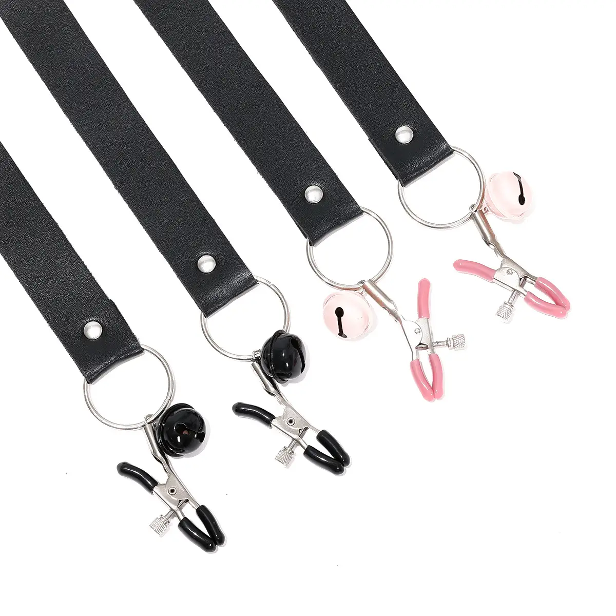 Close-up of the SM4133 BDSM Gear clamps.
