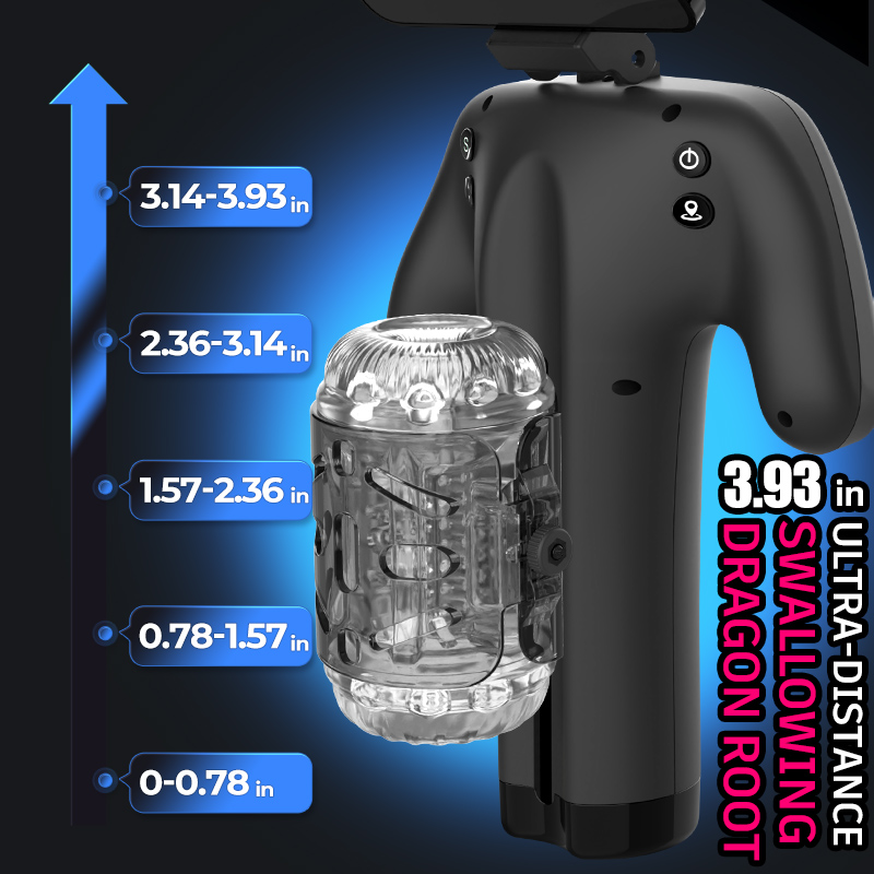 The TSJA81693 demonstrating its telescopic extraction function with a 5-stage journey and visual operation, allowing users to watch while engaging.
