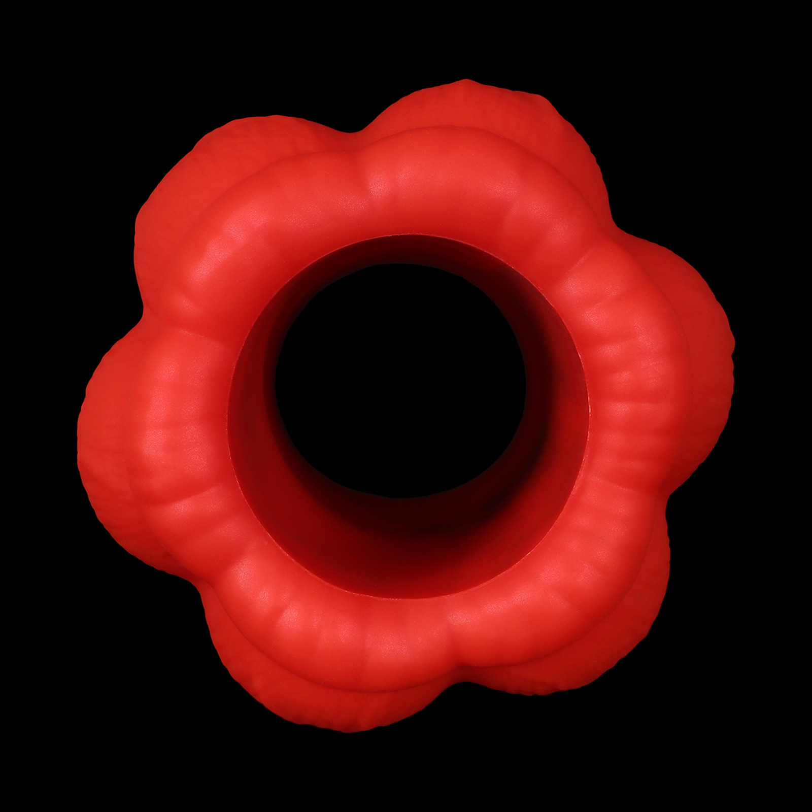 AP05271 Giant Silicone Fist Anal Plug top opening hollow view