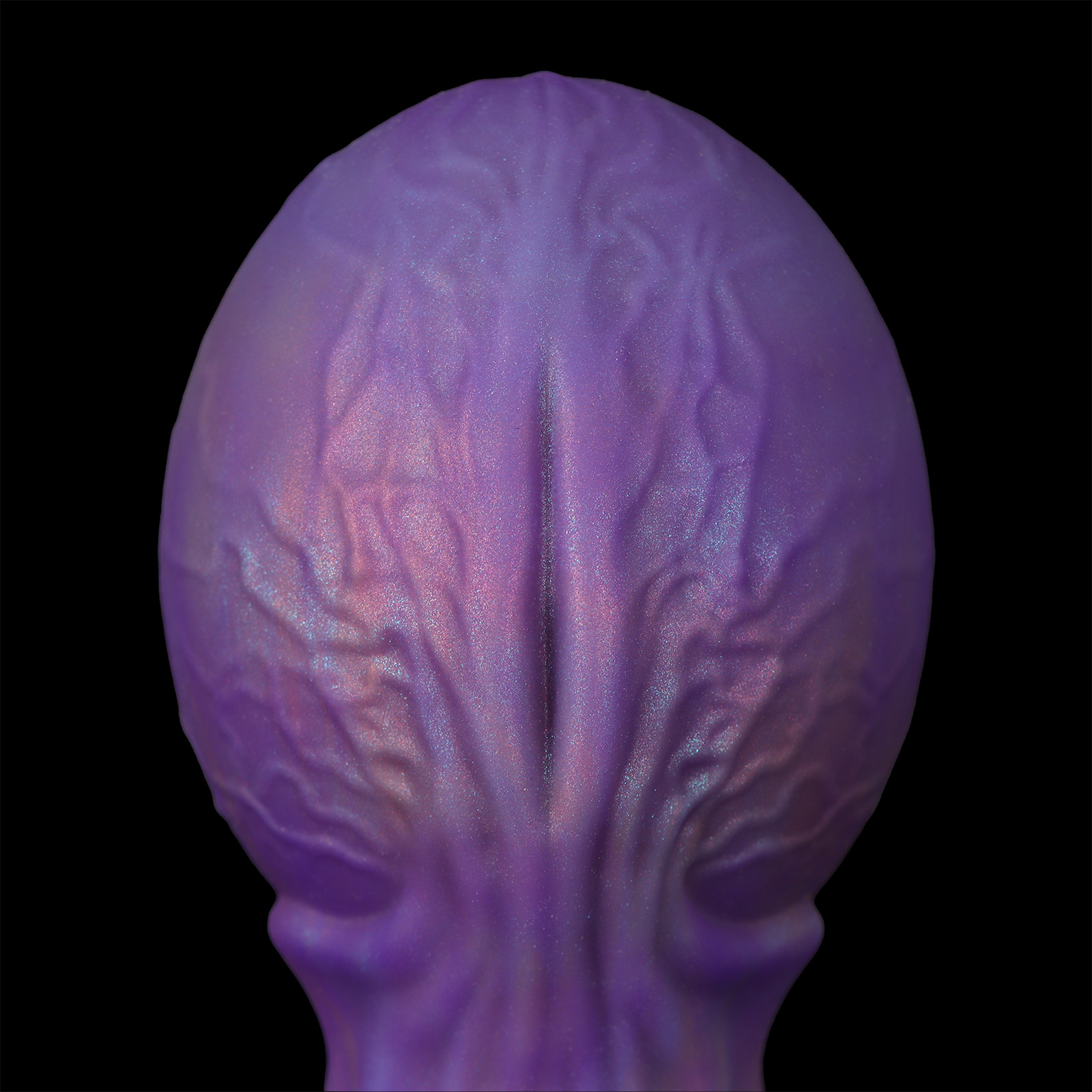 AP5142 Silicone Dragon Egg Anal Plug detailed textured top surface close-up