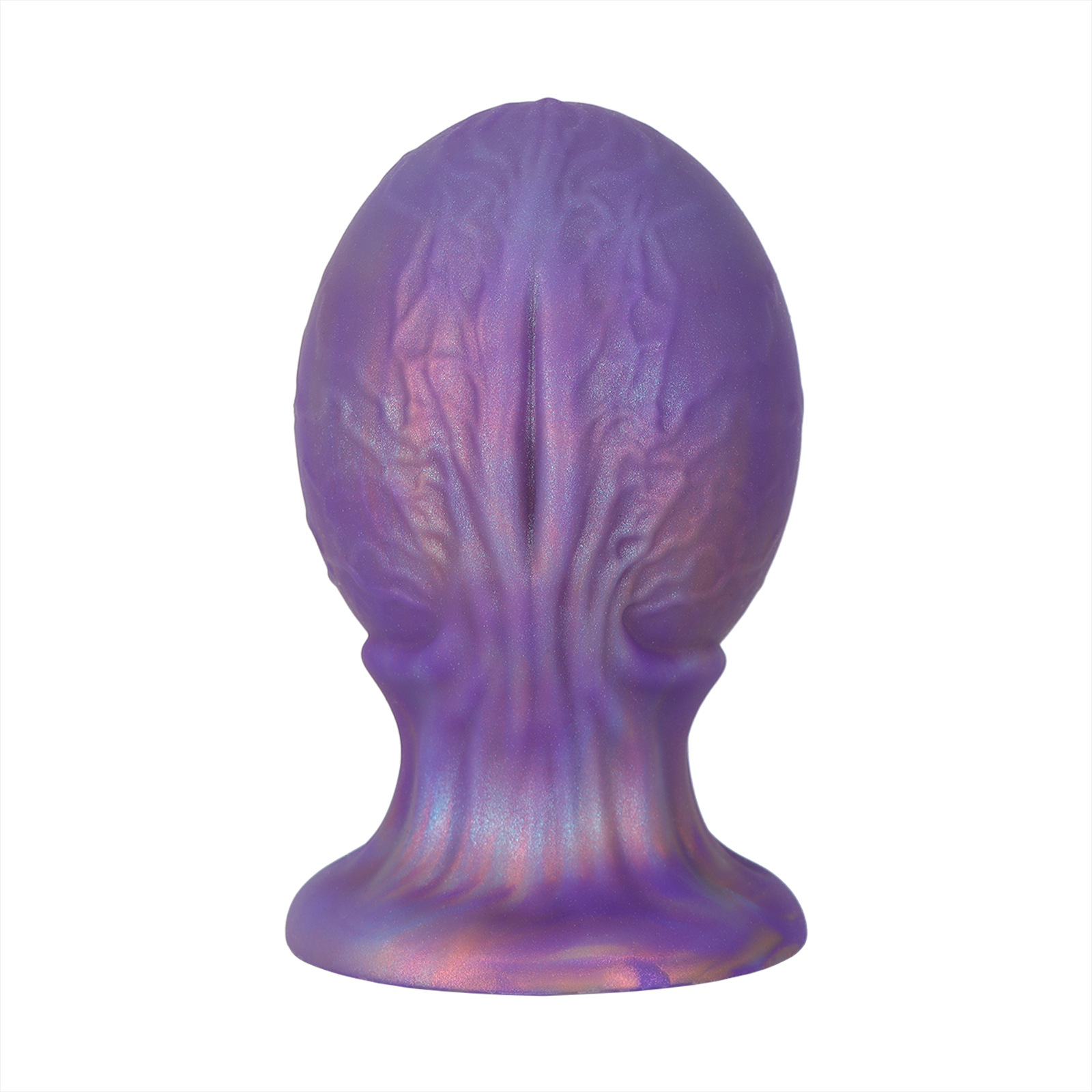 AP5142 Large Dragon Egg Anal Plug on white background showing full shape and base