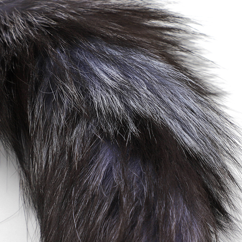 AP5181 Fox Tail Butt Plug soft fluffy faux fur tail texture detail