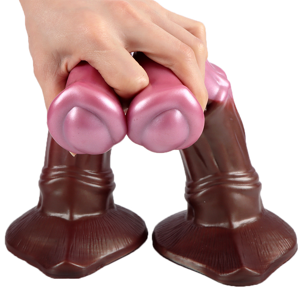 FD05272 Realistic Horse Dildo dual display showing size and design