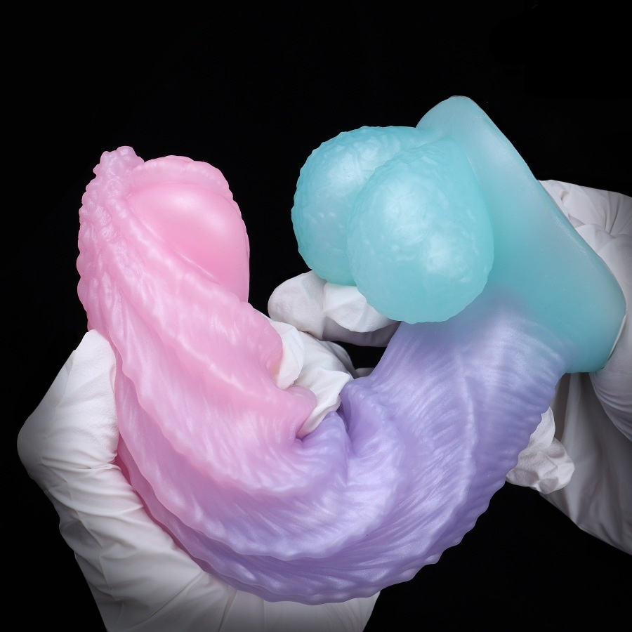 FD5141 Platinum Silicone Honeybee Dildo flexible and soft bend test medical grade material