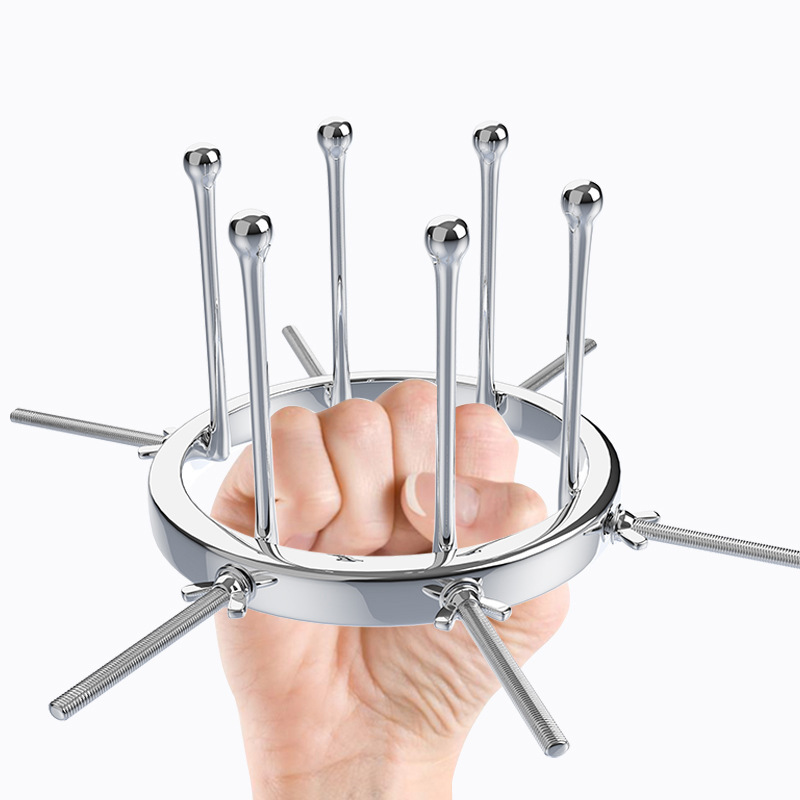 SM5180 Adjustable Speculum held in hand showing size and build quality