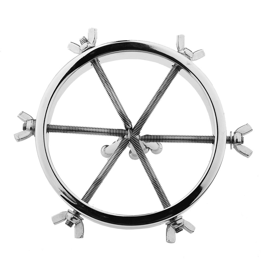SM5180 Adjustable Speculum top down view showing circular frame and rods