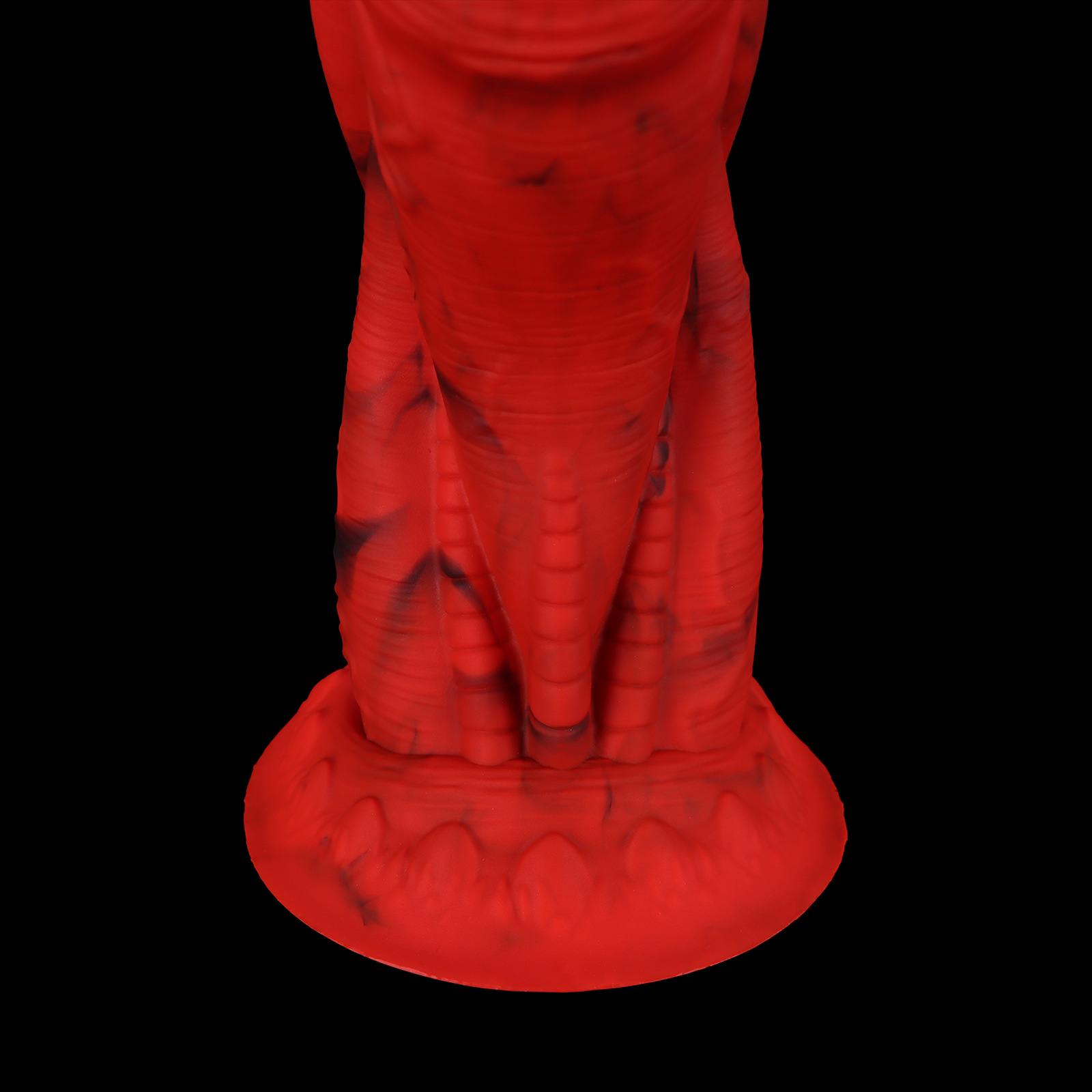 Close-up of the oversized "Dragon Egg" style flared base with a powerful integrated suction cup for stability.