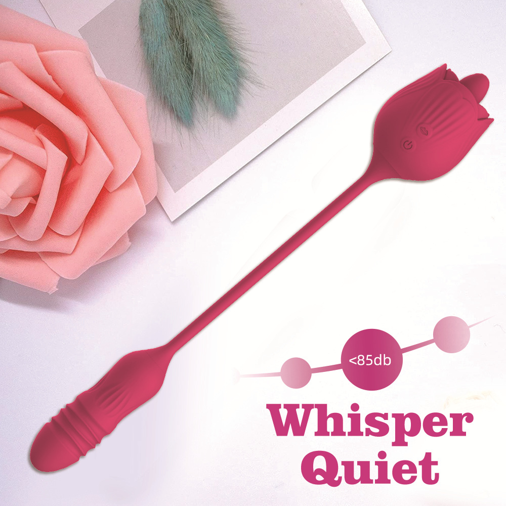VB5173 Rose Suction Vibrator whisper quiet operation discreet pleasure toy