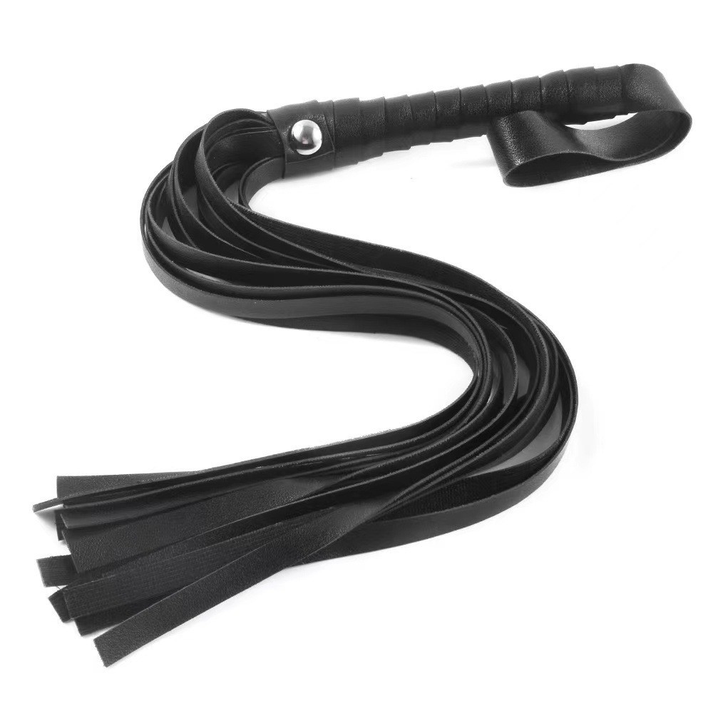 Black mini whip tail from beginner SM bondage kit