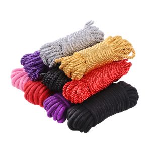 Colorful fluffy handcuffs and beginner SM bondage kit accessories in multiple colors