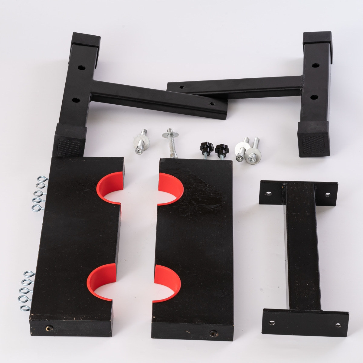 Modular components of the SM6901 bondage restraint frame
