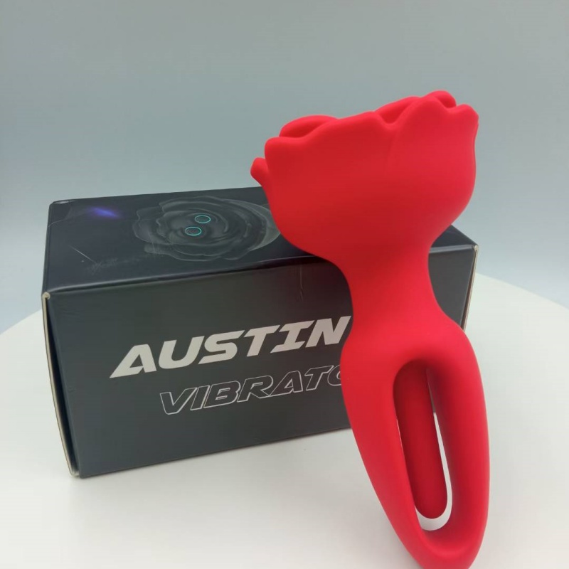 Pleasuremo Austin II rose vibrator and luxury gift packaging