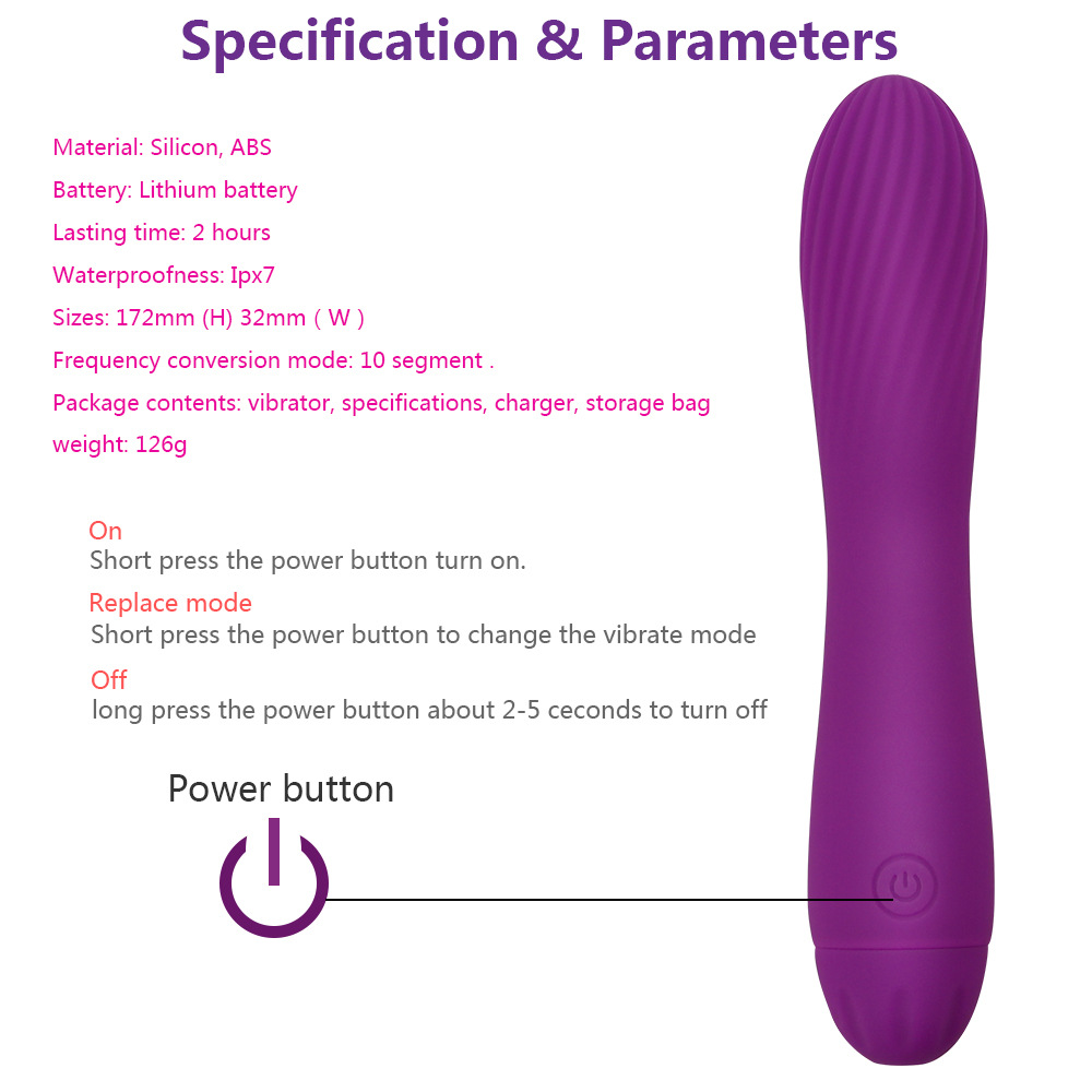 Pleasuremo VB6041 wand vibrator specifications and parameter guide