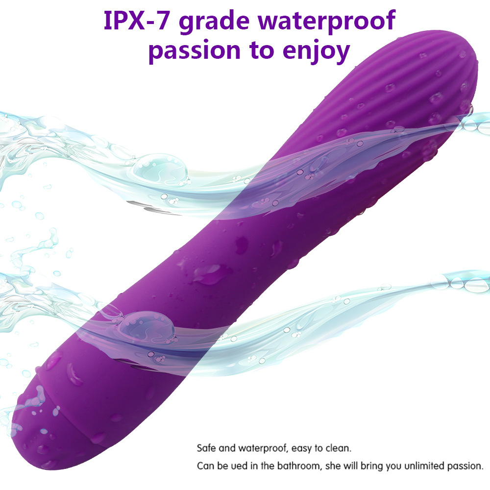 Pleasuremo VB6041 IPX7 waterproof silicone wand vibrator