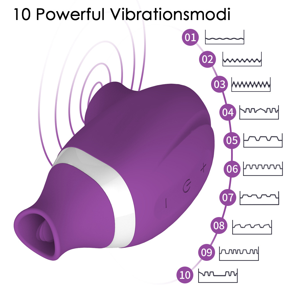 Pleasuremo VB6042 massager featuring 10 powerful vibration modes