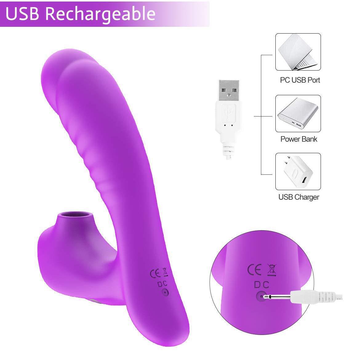 Pleasuremo VB6043 USB rechargeable port and charging guide