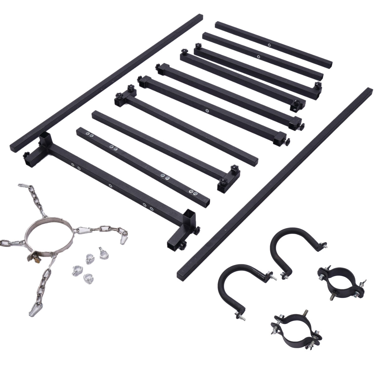 Breakdown of modular components for SM6902 restraint system