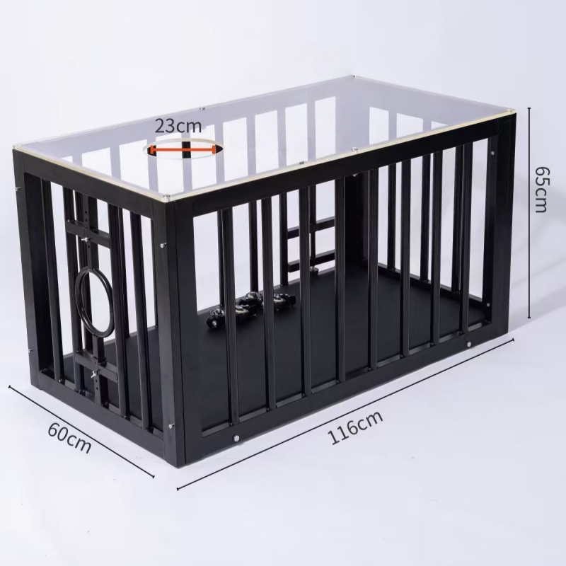 Dimensions of the SM6908 professional metal restraint cage