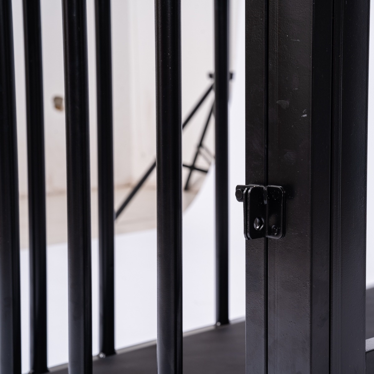 Close-up of the secure locking mechanism on SM6908
