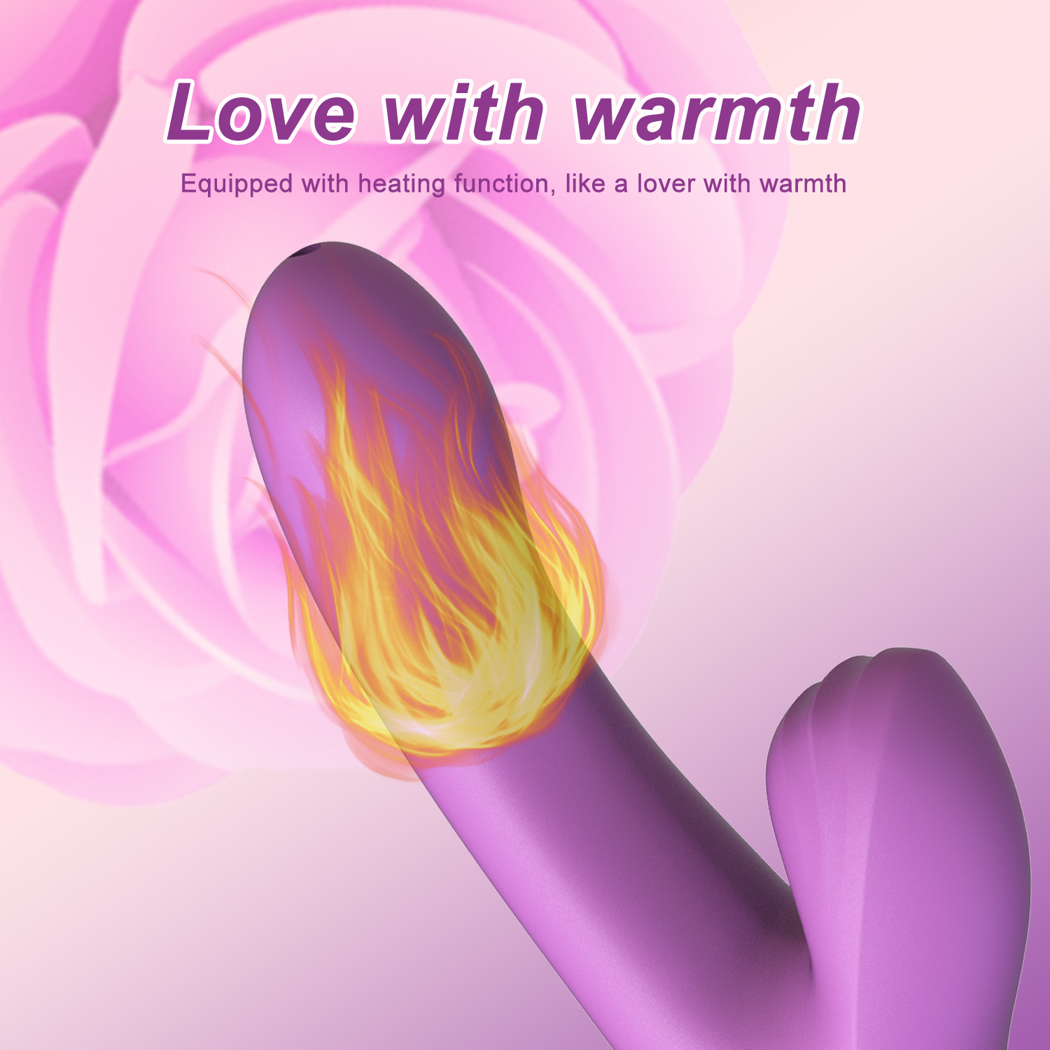 Heating function demonstration of water spray thrusting vibrator