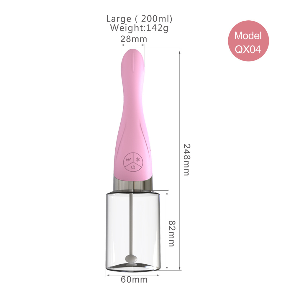 200ml capacity water spray thrusting vibrator size and weight details