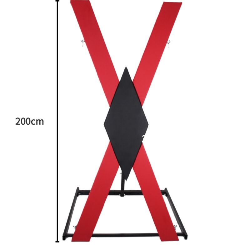 200cm professional X-shaped restraint rack dimensions and specifications