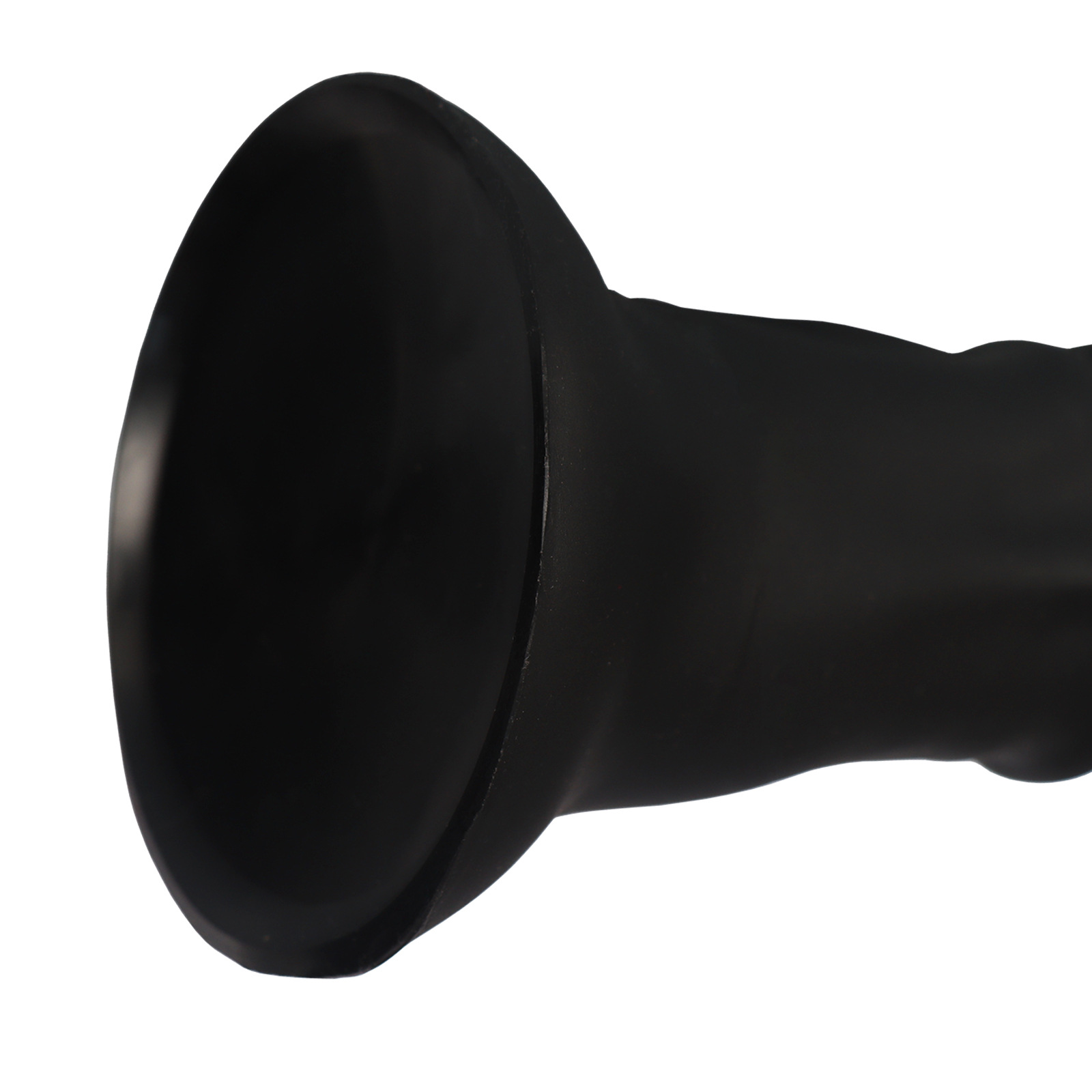 Close-up texture and vein details of large realistic horse dildo