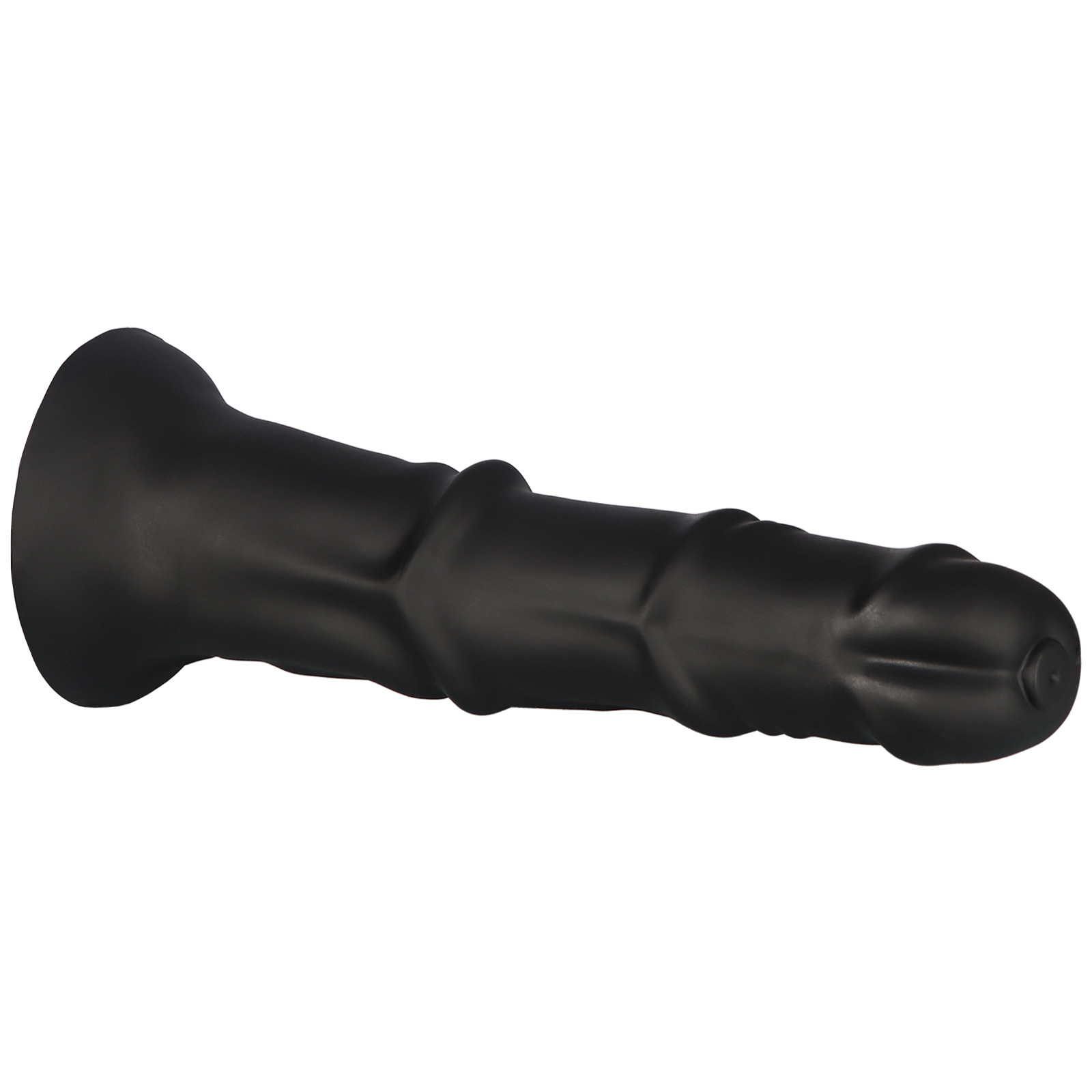 Tip and head view of large realistic horse dildo